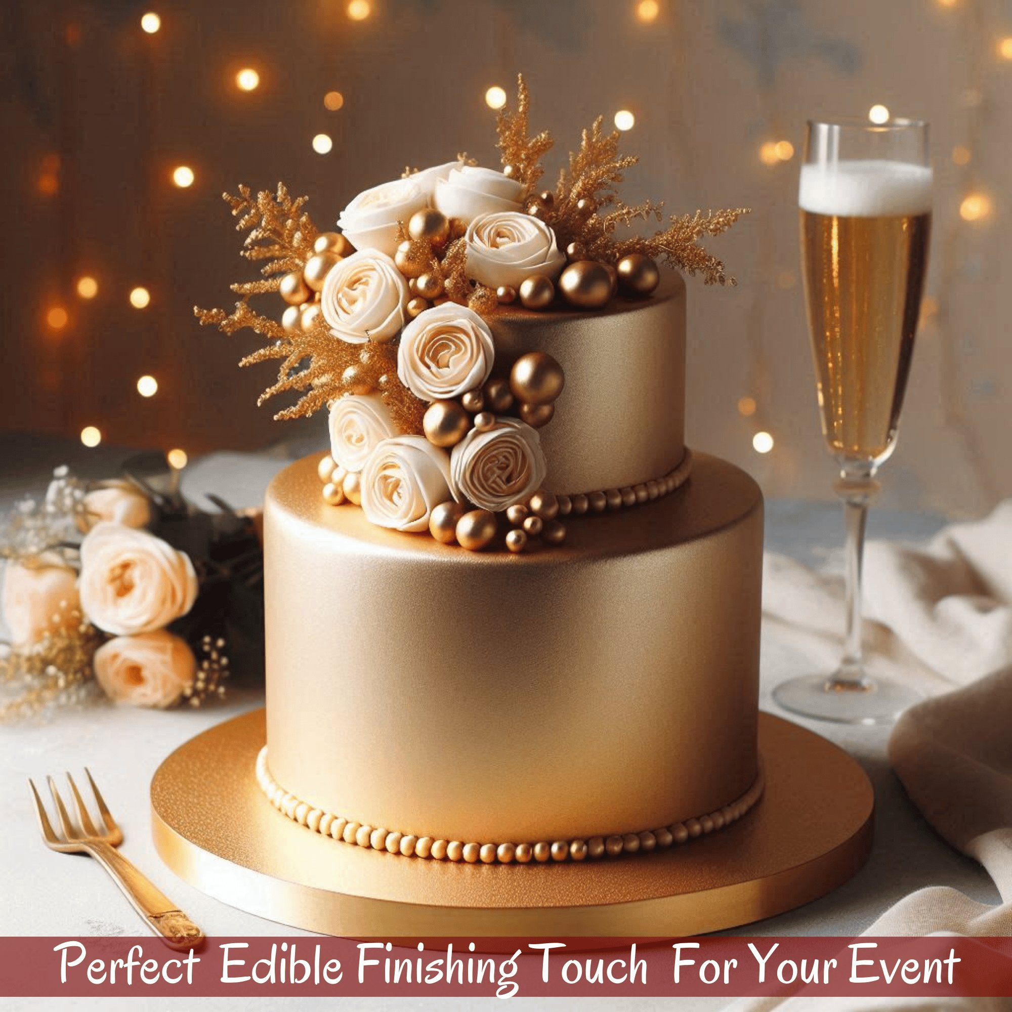 confect champagne gold sugar paste br b 250 gms b