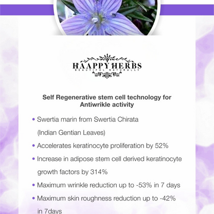 Haappyherbs Stem Cell Rejuvenation Serum - Distacart