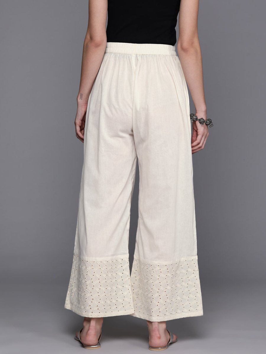 Ahalyaa Embroidered Ethnic Palazzos - Distacart