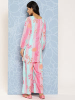 Thumbnail for Ahalyaa Striped Ethnic Co-Ords - Distacart