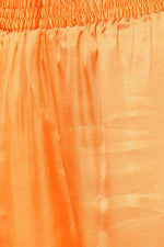 Thumbnail for Ahika Orange Floral Cotton Kurta, Trouser Dupatta Set