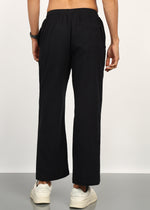 Thumbnail for Fabmade Noir Linen Trousers - Distacart