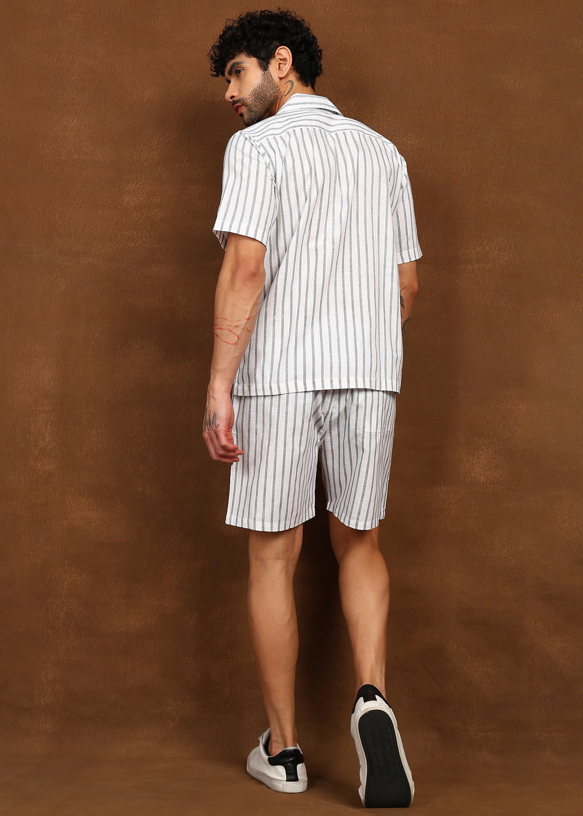 Fabmade Driftline Linen Co-Ord Set - Distacart