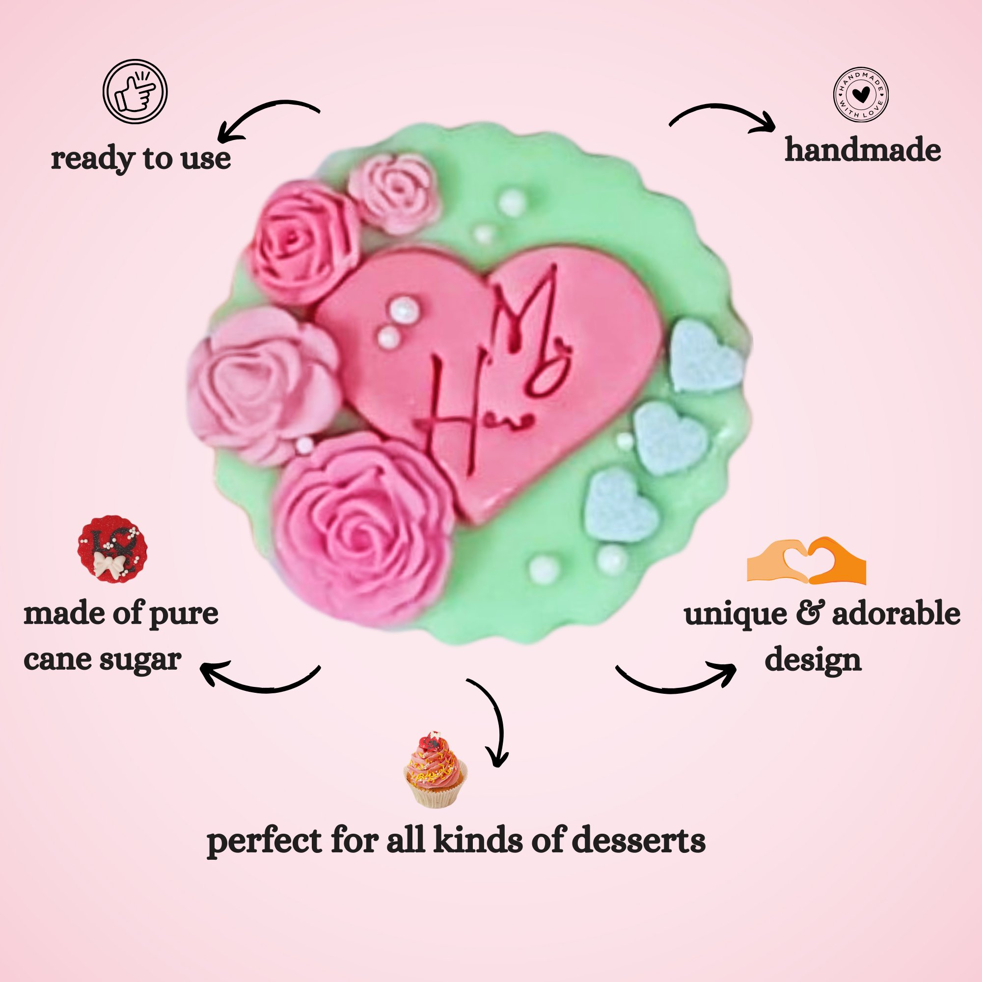 confect celebration toppers for cakes cupcakes 100gms mday topper 01