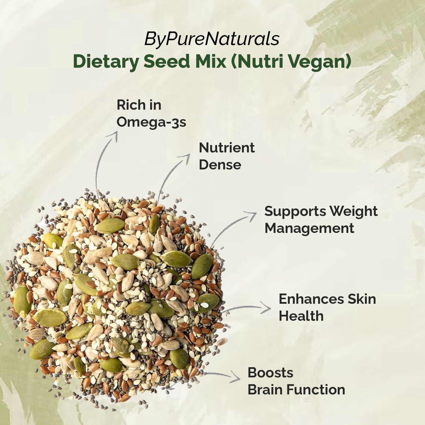 byPureNaturals Nutri Vegan Dietary Seed Mix - Dista