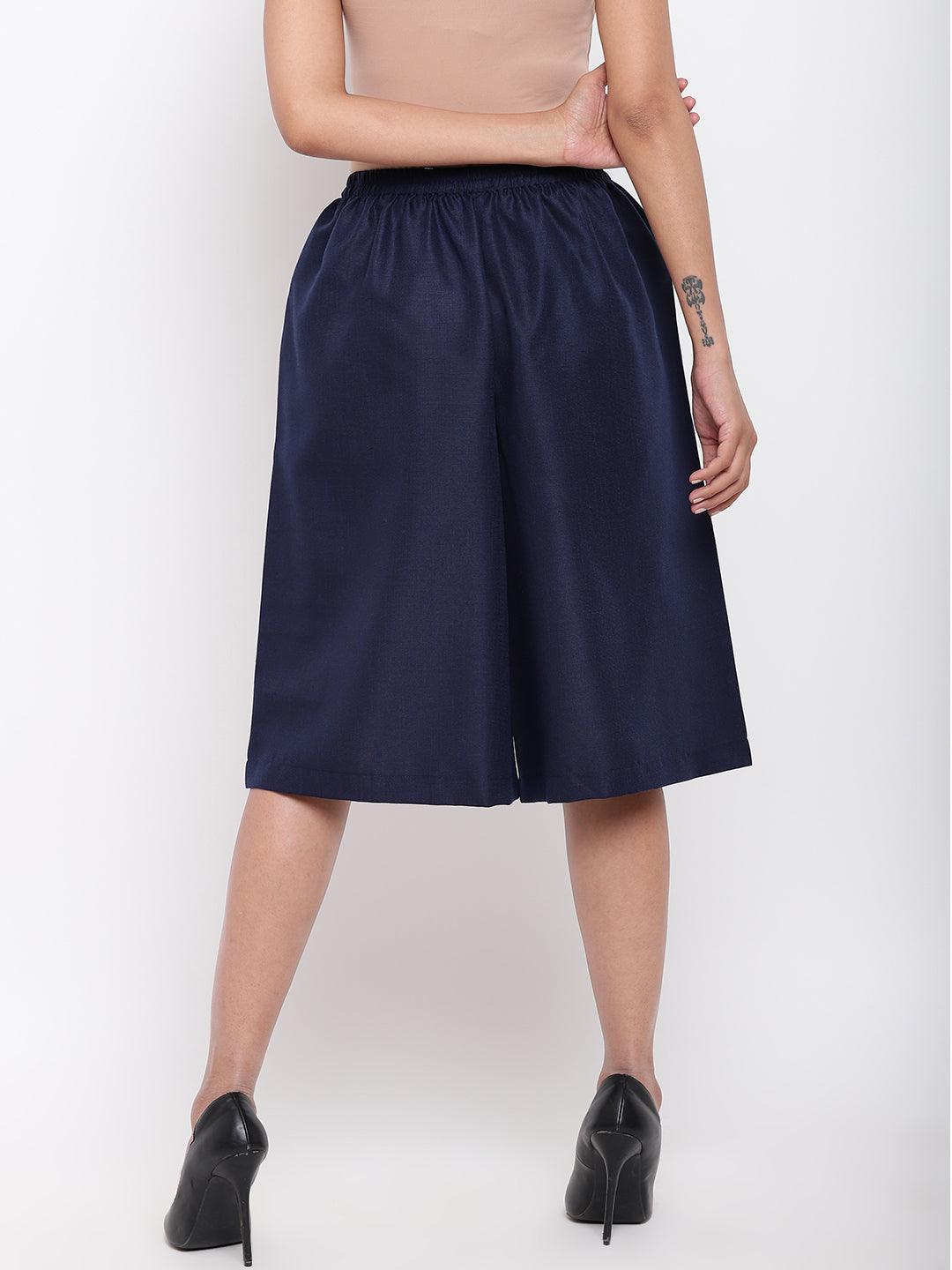 trueBrowns Linen Cotton Blue Pant - Distacart