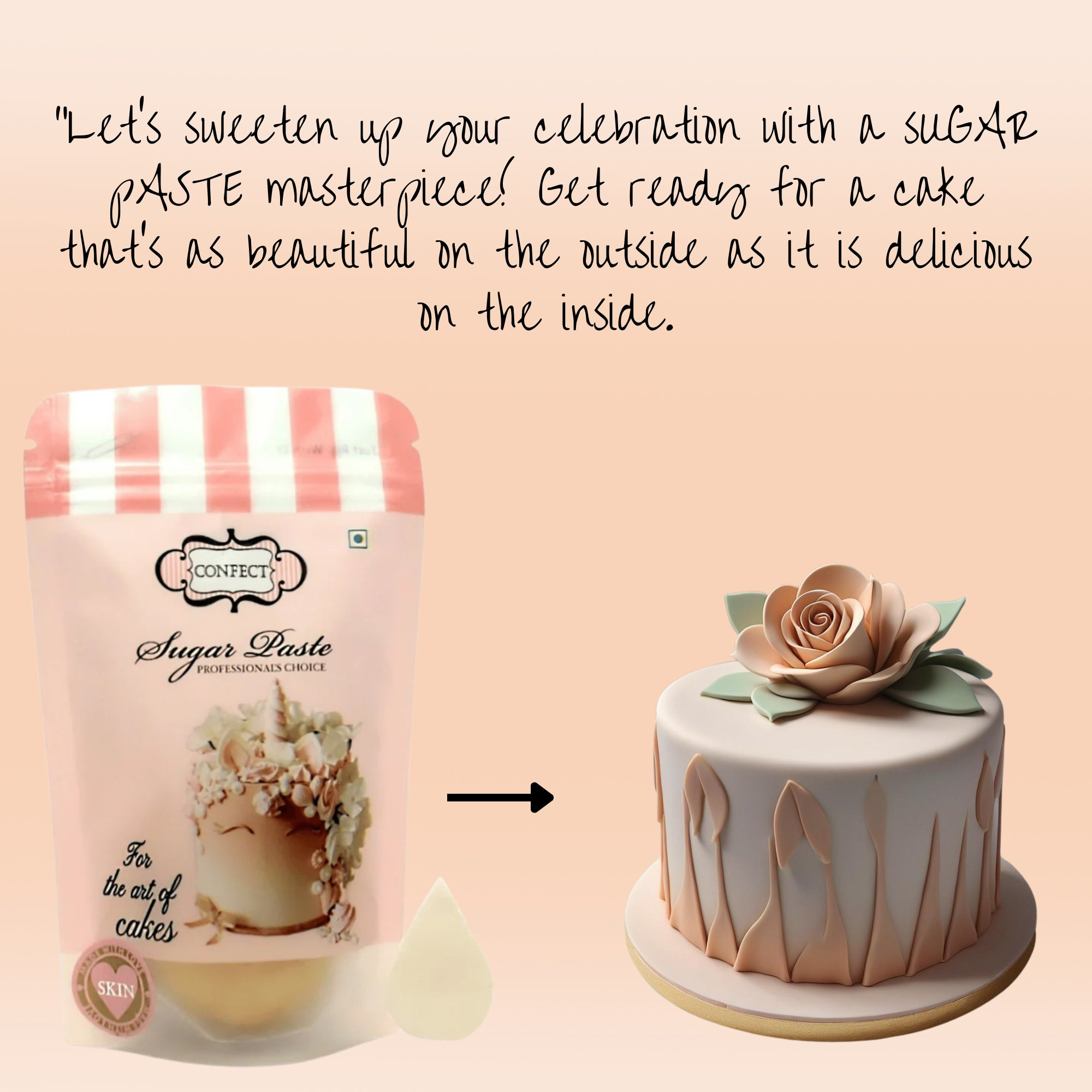 confect skin sugarpaste br b 250 gms b
