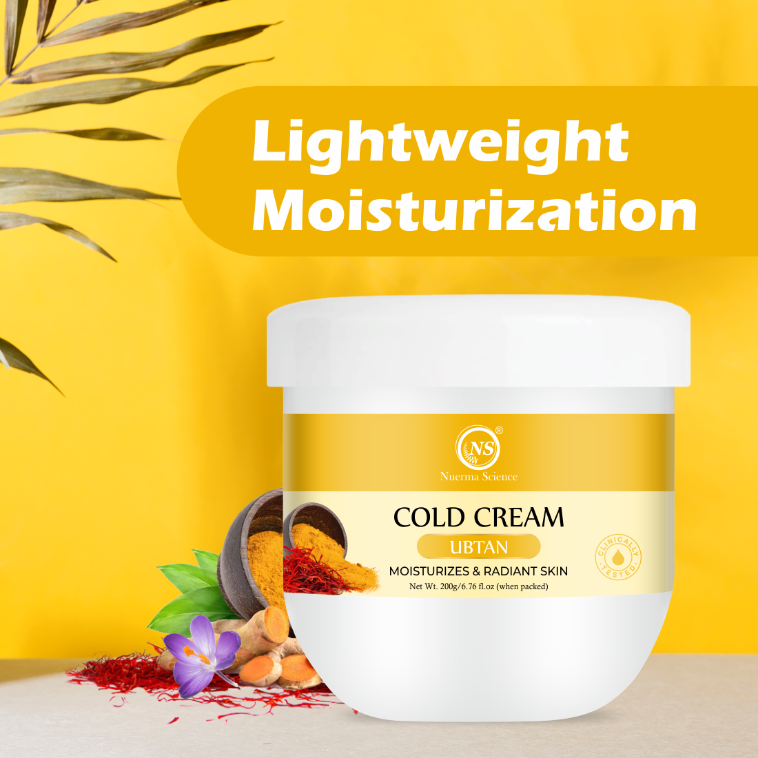 Nuerma Science Ubtan Cold Cream for Moisturizing & Glowing Skin - Distacart