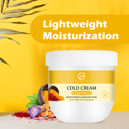 Nuerma Science Ubtan Cold Cream for Moisturizing & Glowing Skin - Distacart