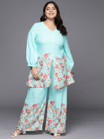 Thumbnail for Ahalyaa Women Plus Size Tunic with Palazzos - Distacart