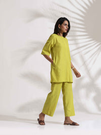 Thumbnail for trueBrowns Lime Slub Co-ord Set
