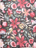 Thumbnail for Ahalyaa Floral Poly Chiffon Saree - Distacart