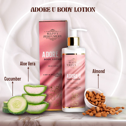 Happy Perfumery Adore U Body Lotion - Distacart