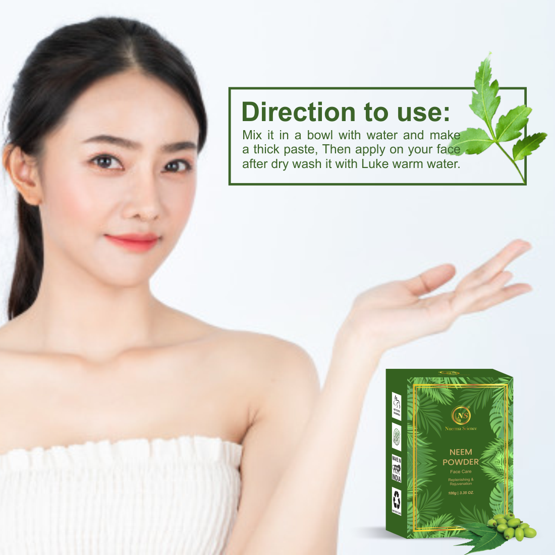 Nuerma Science Neem Powder For Face