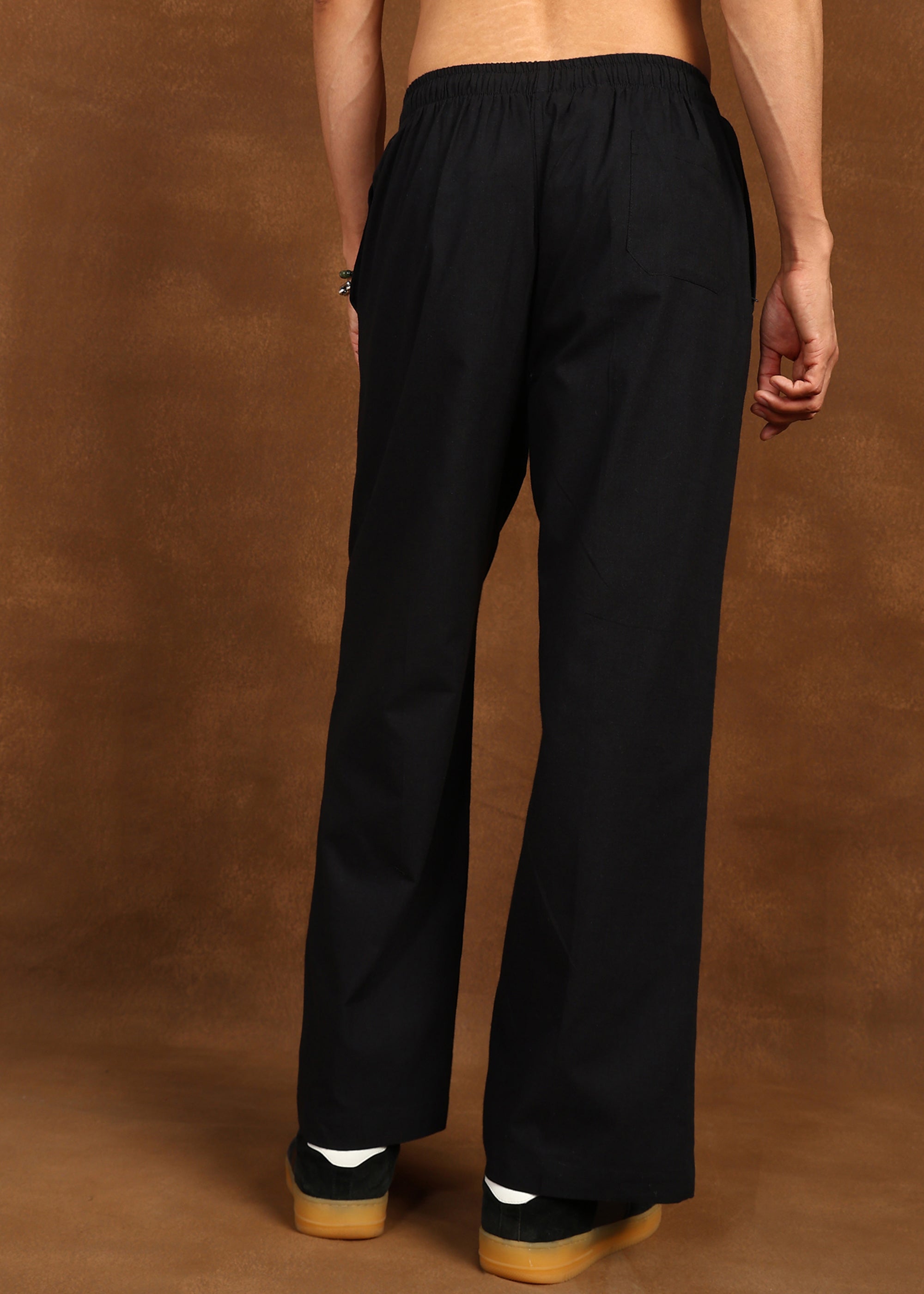 Fabmade Noir Bloom Trousers - Distacart