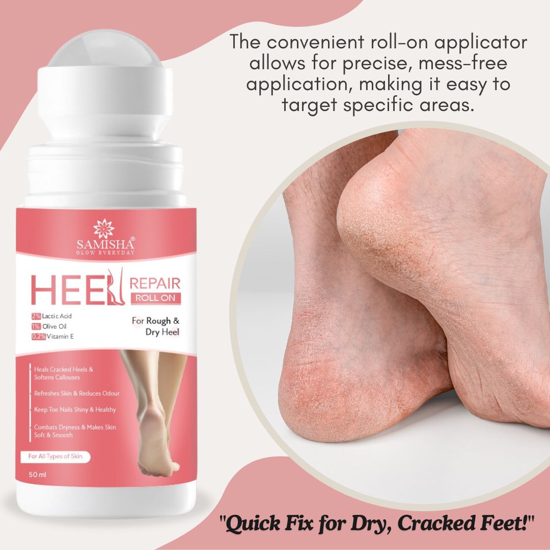 Samisha Foot Cream & Heel Repair Roll On - Distacart