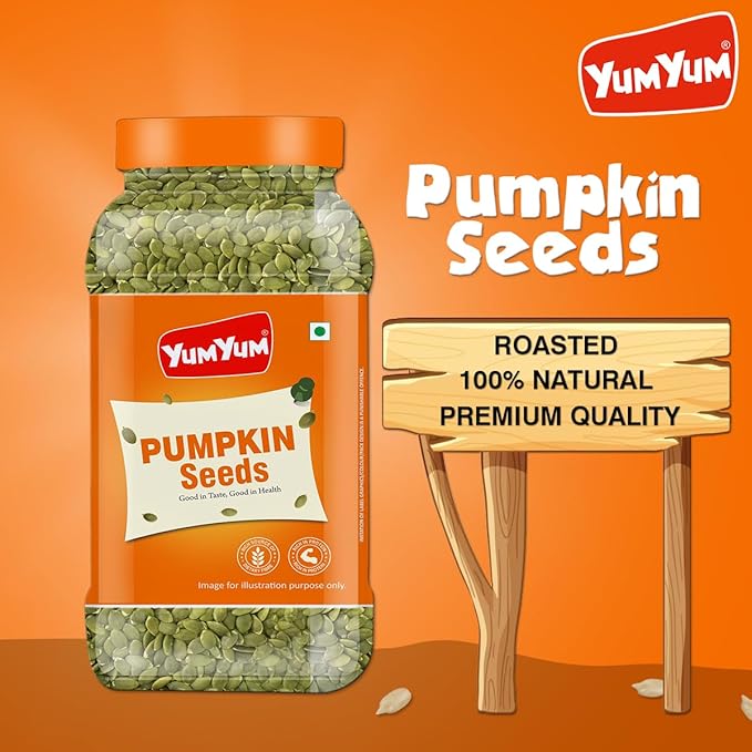 Yum Yum Roasted & Salted Pumpkin Seeds Jar - Dista