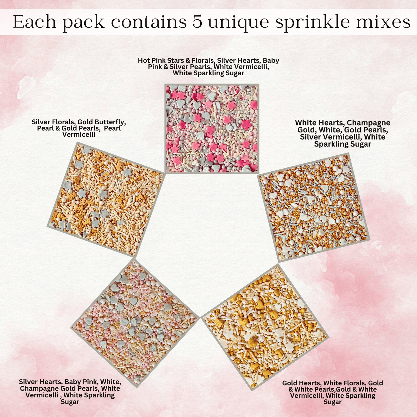 valentine sprinkles vs multipack 19 100 gms