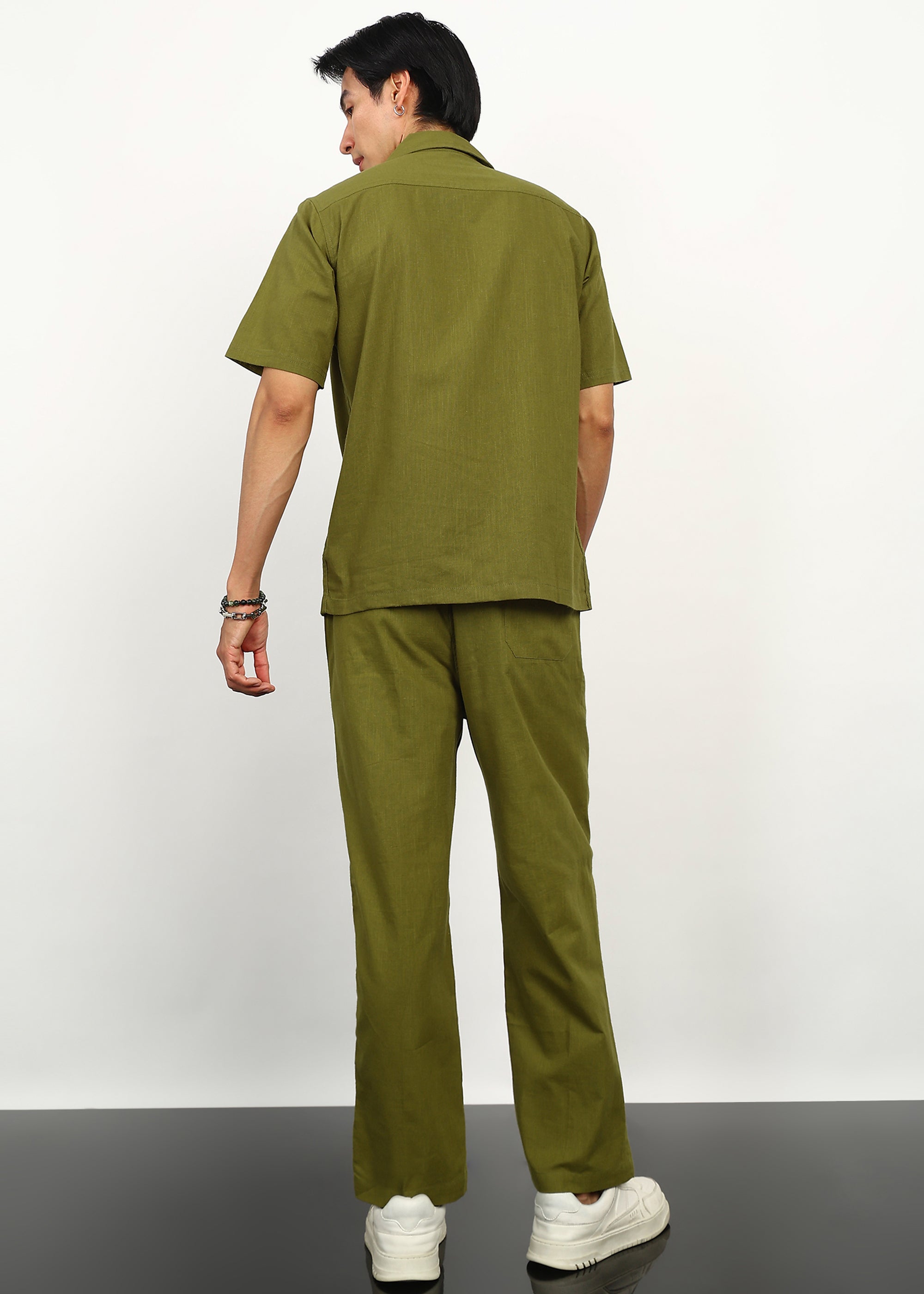 Fabmade Olive Still Co-Ord Set - Distacart
