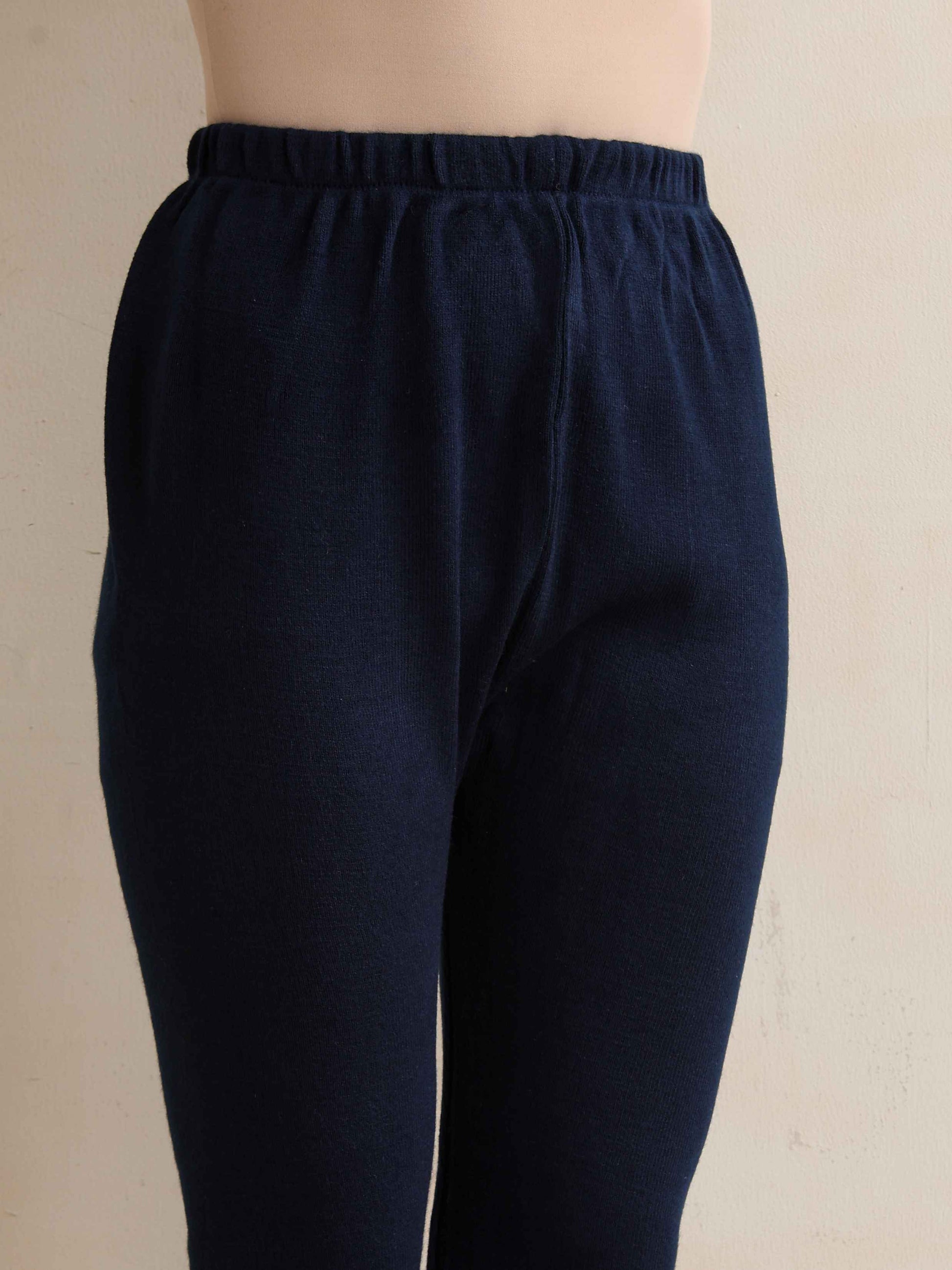 trueBrowns Navy Woollen Leggings - Distacart