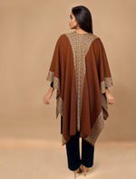 Thumbnail for trueBrowns Brown Woollen Kaftan Cape