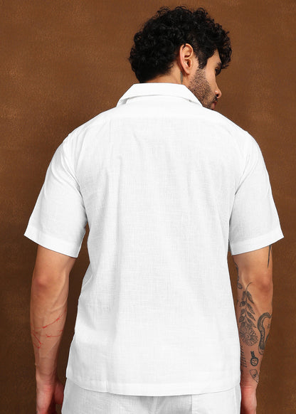 Fabmade Sunbloom Ivory Shirt - Distacart