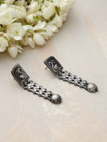 Thumbnail for trueBrowns Silver Tone Flamingo Dangle Earrings - Distacart