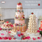 Thumbnail for confect edible rose cake toppers edible toppers roses for cake decorations 12 roses pearl roses