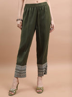 Thumbnail for Vishudh Ethnic Motifs Yoke Design Regular Kurta With Palazzos