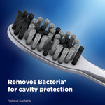 Thumbnail for Oral-B Oral B Cavity Defense 123 Black Toothbrush With Charcoal Extract- Medium (Pack Of 4) - Distacart
