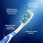 Thumbnail for Oral-B Cavity Defense Bacteria Fighter Toothbrush - Soft (Pack of 6) - Distacart