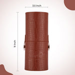 Thumbnail for London Prime Cosmetics Brush Holder Cylinder Shaped Orange Rust