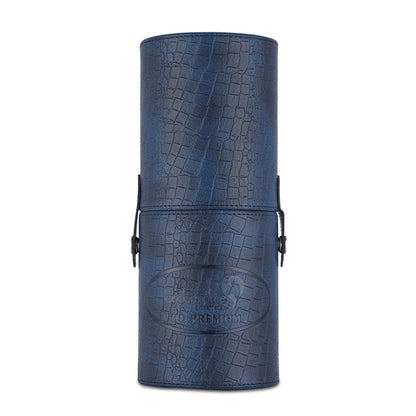 London Prime Cosmetics Brush Holder Cylinder Shaped Blue