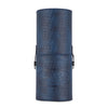 London Prime Cosmetics Brush Holder Cylinder Shaped Blue