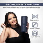 Thumbnail for London Prime Cosmetics Brush Holder Cylinder Shaped Blue