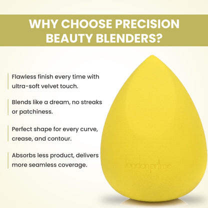 London Prime Precision Beauty Blender   Yellow ( Formerly London Pride Cosmetics )