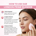 Thumbnail for London Prime Microfiber Velvet Sponge   Marble Pink ( Formerly London Pride Cosmetics )