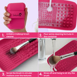 Thumbnail for London Prime Silicone Makeup Brush Cleaner   Pink ( Formerly London Pride Cosmetics )
