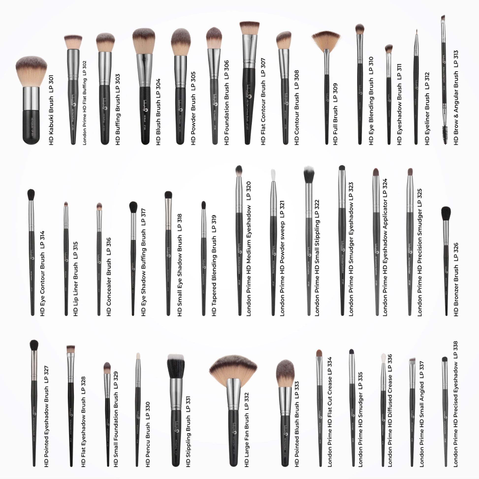 London Prime HD Signature Set (38 pcs)   Black