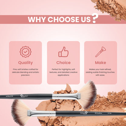 London Prime HD Small Fan Brush   LP339 ( Formerly London Pride Cosmetics )