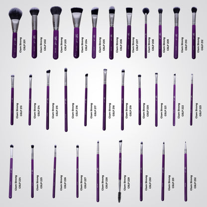 London Prime Glamstrokes Budget Friendly Brush Set   Black