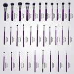 Thumbnail for London Prime Glamstrokes Budget Friendly Brush Set   Black