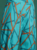 Thumbnail for Indo Era Floral Printed Pure Cotton Kurta with Trousers