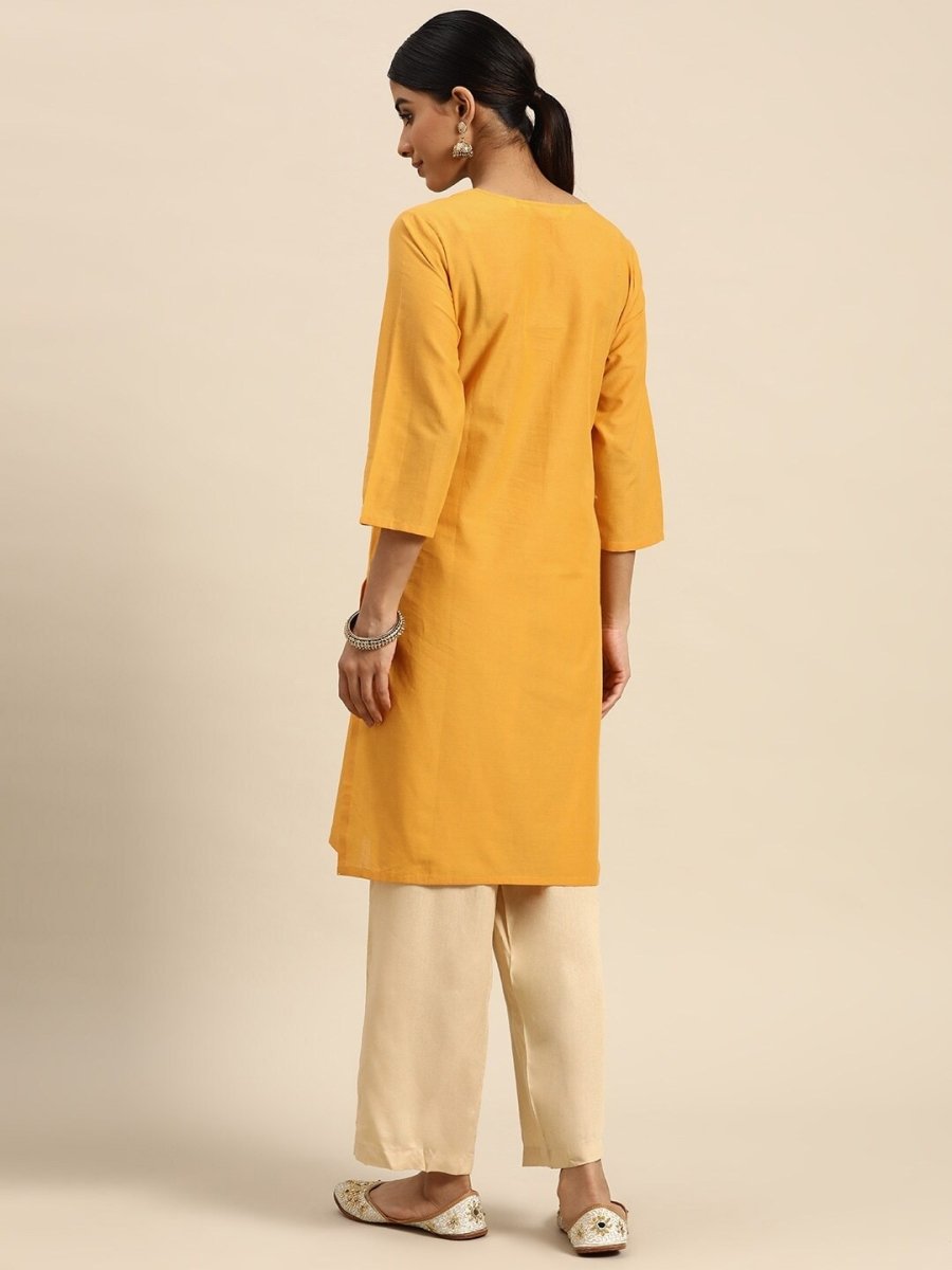 All About You Women Yoke Zari Detail Kurta - Distacart