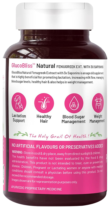 bliss welness fenugreek extract veg capsule