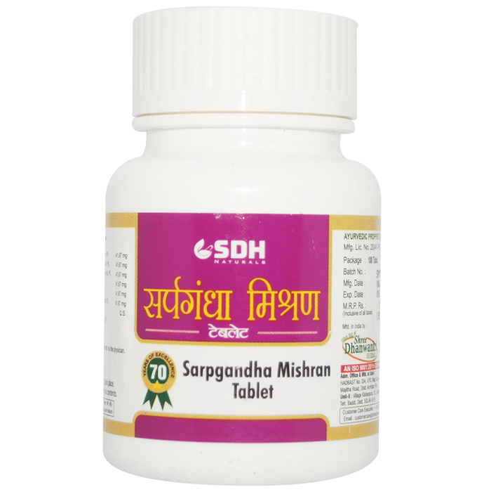 SDH Naturals Sarpagandha Mishran Tablet