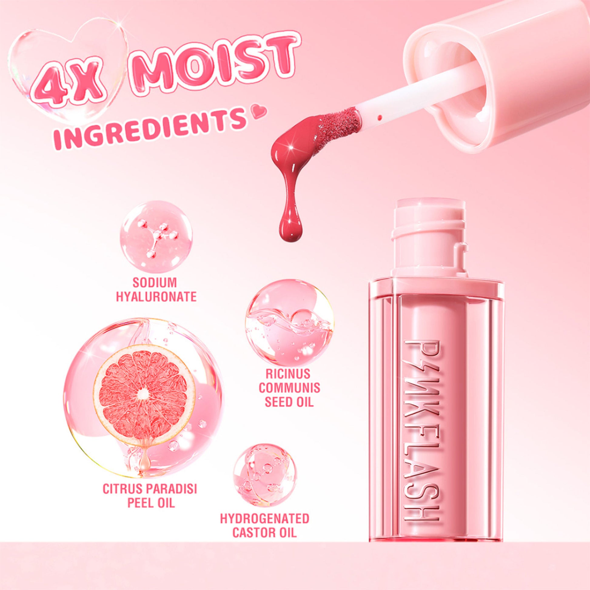 PINKFLASH Watery Transferproof Lip Tint - Pk03 Rose Bubble - Distacart