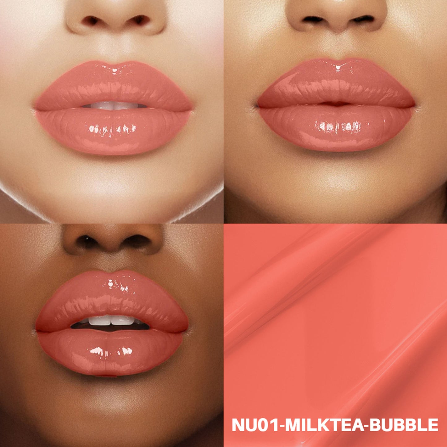 PINKFLASH Watery Transferproof Lip Tint - Nu01 Milktea Bubble - Distacart