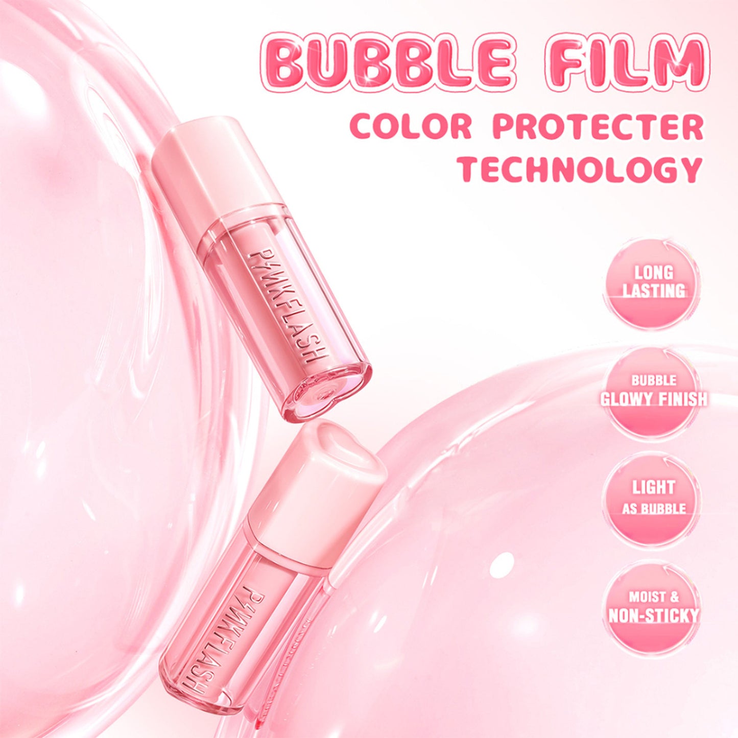 PINKFLASH Watery Transferproof Lip Tint - Nu01 Milktea Bubble - Distacart