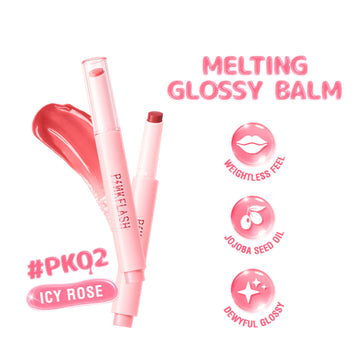 PINKFLASH Glossy Balm - Pk02 Icy Rose